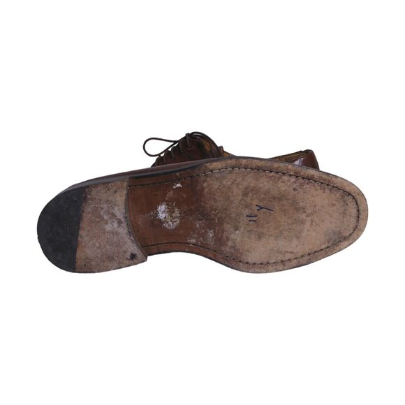 Mezlan Fiore Men's 9.5W Black Leather Split Toe Derby Dress Shoes Made in Spain - Picture 7 of 16